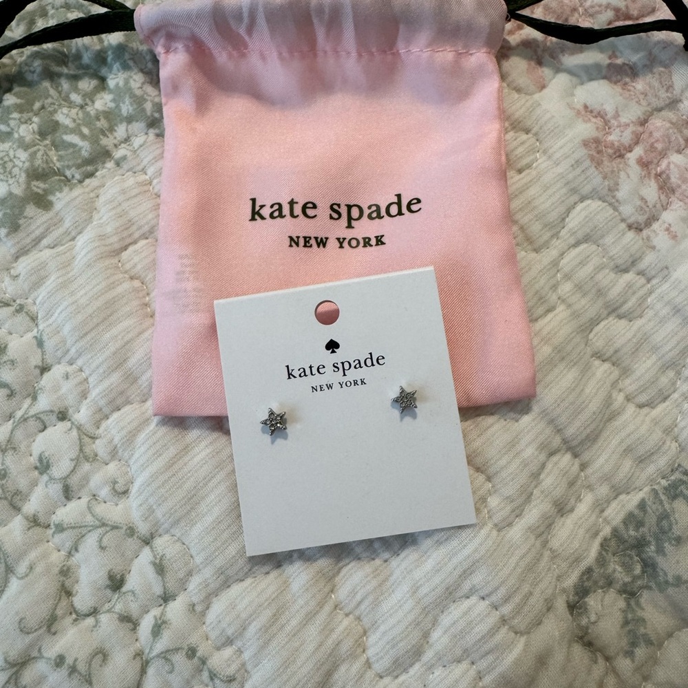 Kate Spade Silver Star Stud Earrings